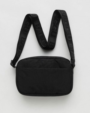 Baggu Camera Crossbody Bags Black | 2538-MBVYC