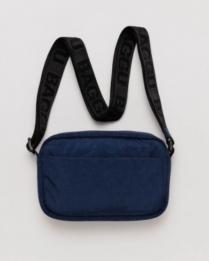 Baggu Camera Crossbody Bags Navy | 7354-FIDYH