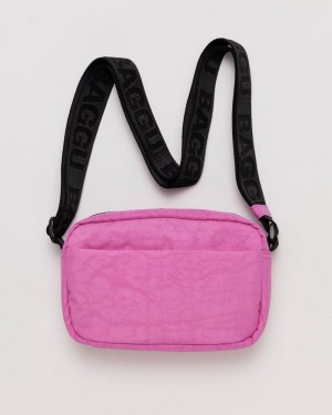 Baggu Camera Crossbody Bags Pink | 5863-DLVRE