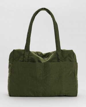 Baggu Cloud Carry-on Tote Bags Olive | 0628-EDFSJ