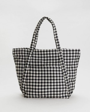 Baggu Cloud Tote Bags Black White | 1372-QPECT