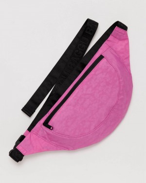 Baggu Crescent Fanny Pack Crossbody Bags Pink | 2980-GAIRZ