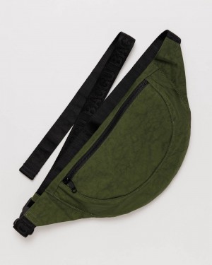 Baggu Crescent Fanny Pack Crossbody Bags Olive | 6592-HXIME