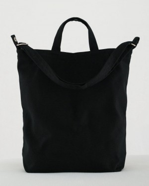 Baggu Duck Tote Bags Black | 2813-FAHKC