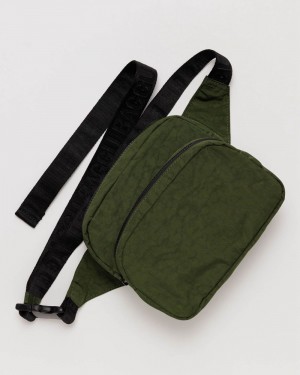 Baggu Fanny Pack Crossbody Bags Olive | 9352-CSALW