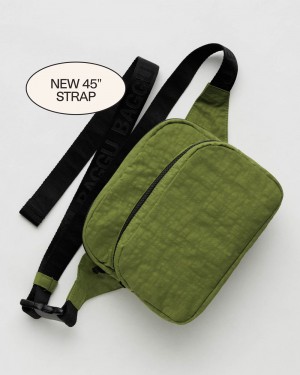 Baggu Fanny Pack Travel Bags Olive | 2635-NVZEC