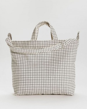 Baggu Horizontal Duck Tote Bags Beige | 7462-XTLUM