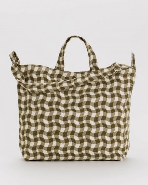 Baggu Horizontal Duck Tote Bags Brown | 3618-UIVLC