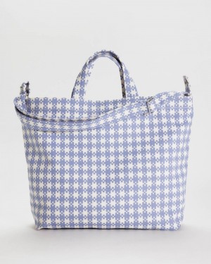 Baggu Horizontal Zip Duck Tote Bags Blue | 5712-ZNPAW