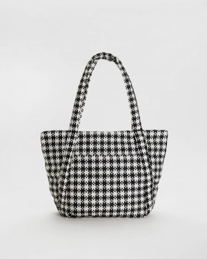 Baggu Mini Cloud Tote Bags Black White | 9268-GLOPR