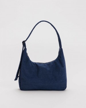 Baggu Mini Nylon Shoulder Bags Navy | 5428-HBVSJ