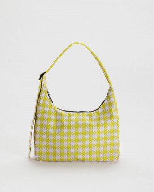 Baggu Mini Nylon Shoulder Bags Yellow | 6729-HPFLR