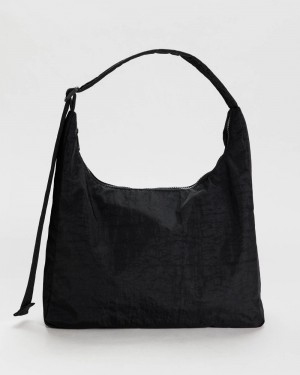 Baggu Nylon Shoulder Bags Black | 0456-DNIAU