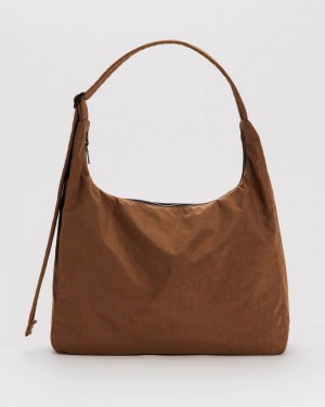 Baggu Nylon Shoulder Bags Brown | 1530-OVQNS