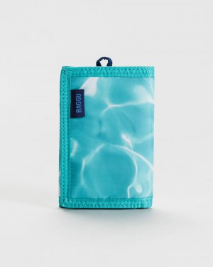 Baggu Nylon Wallets Blue | 7360-DFUMC