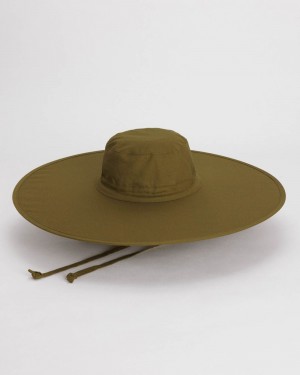 Baggu Packable Sun Hats Olive | 9120-CODNB