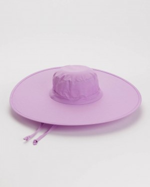 Baggu Packable Sun Hats Purple | 8172-HDBIJ