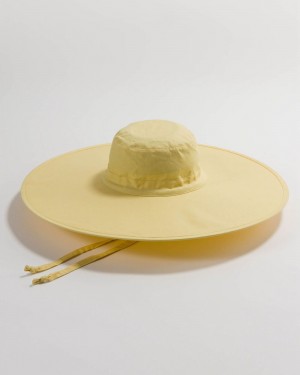 Baggu Packable Sun Hats Yellow | 5136-MECDI