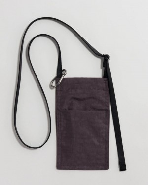 Baggu Phone Sling Crossbody Bags Brown | 4129-ZSGNE