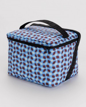 Baggu Puffy Cooler Bags Blue | 4036-QWLRN