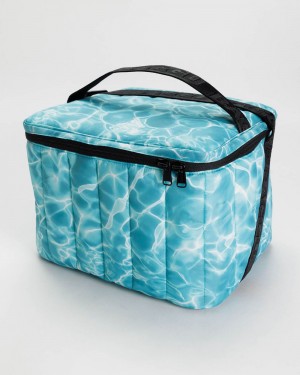 Baggu Puffy Cooler Bags Blue | 8624-QUBXH