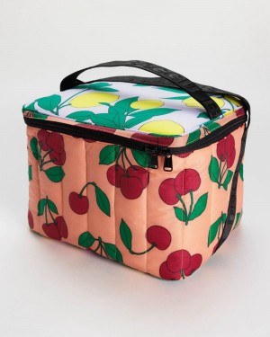 Baggu Puffy Cooler Bags Coral | 8647-ULMOX