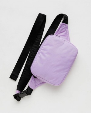 Baggu Puffy Fanny Pack Crossbody Bags Purple | 3780-ACSLY