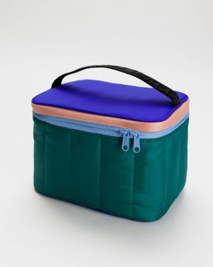 Baggu Puffy Lunch Bags Green | 6810-AZNXU