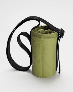 Baggu Puffy Water Bottle Sling Outdoor Bags Olive | 1645-AVQIH