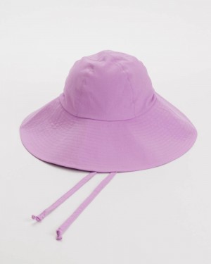 Baggu Soft Sun Hats Purple | 3217-MJEWK