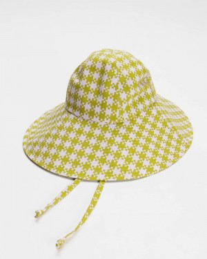 Baggu Soft Sun Hats Yellow | 6054-QMGIK