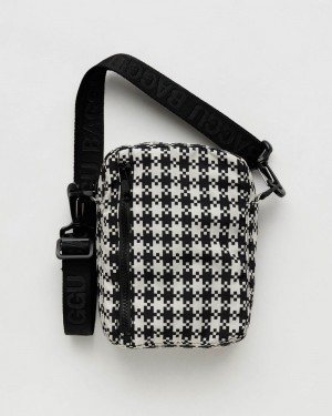 Baggu Sport Crossbody Bags Black White | 4652-VJFHW