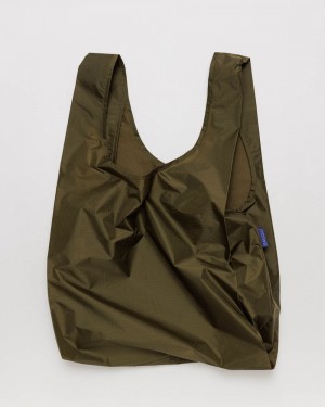 Baggu Standard Reusable Bags Olive | 5306-RHIMW