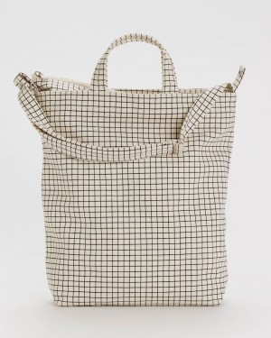 Baggu Zip Duck Tote Bags Beige | 1574-ADXQV