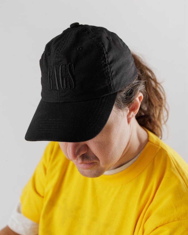 Baggu Baseball Cap Hats Black | 4915-HGMYQ