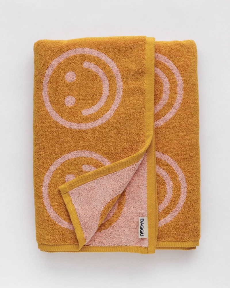 Baggu Bath Towels Brown | 2659-QTBCI