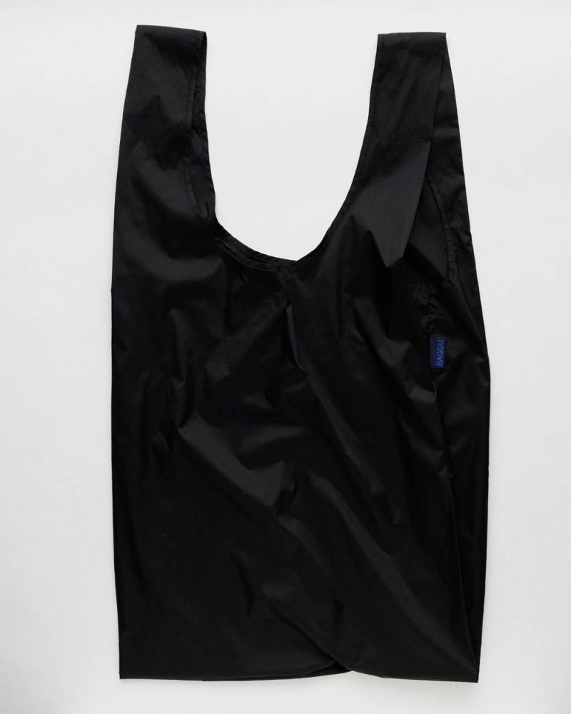 Baggu Big Reusable Bags Black | 3917-SYAOD