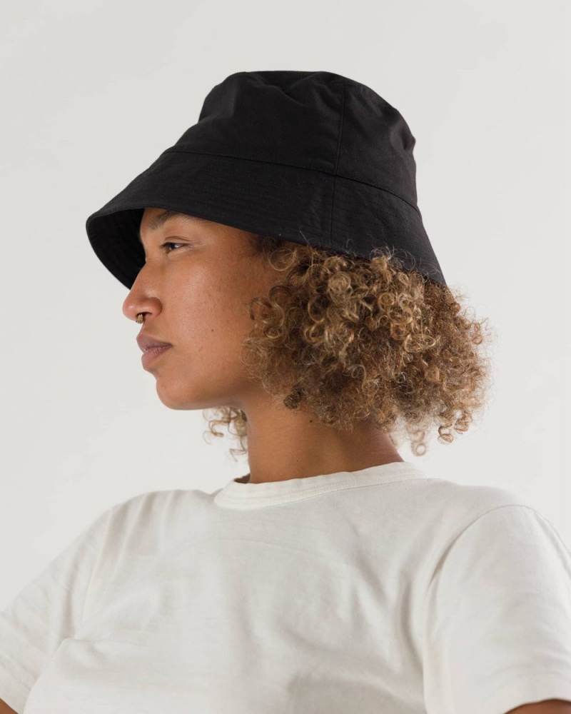 Baggu Bucket Hats Black | 3591-UERYC