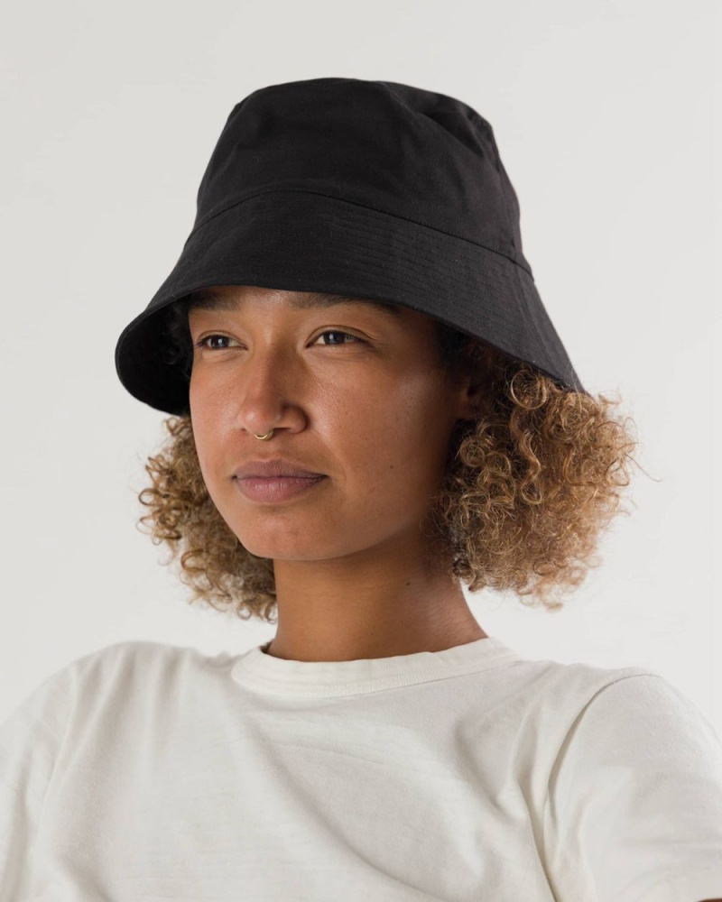 Baggu Bucket Hats Black | 3591-UERYC