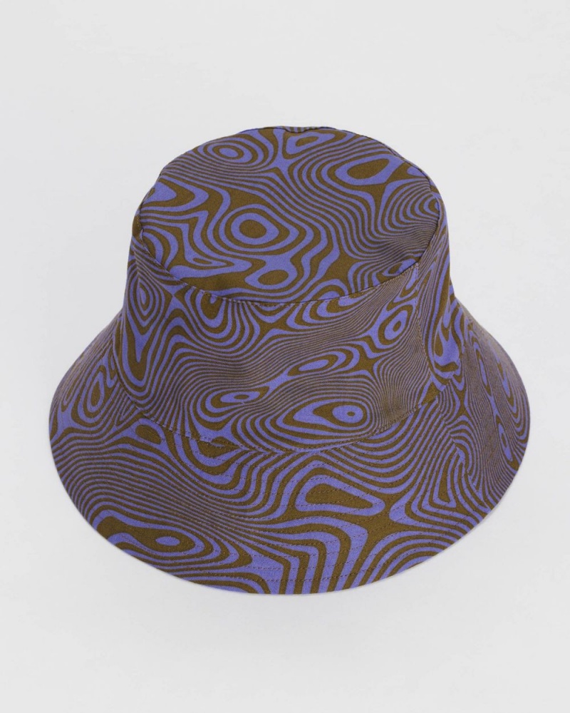 Baggu Bucket Hats Blue Brown | 8431-FLMJA