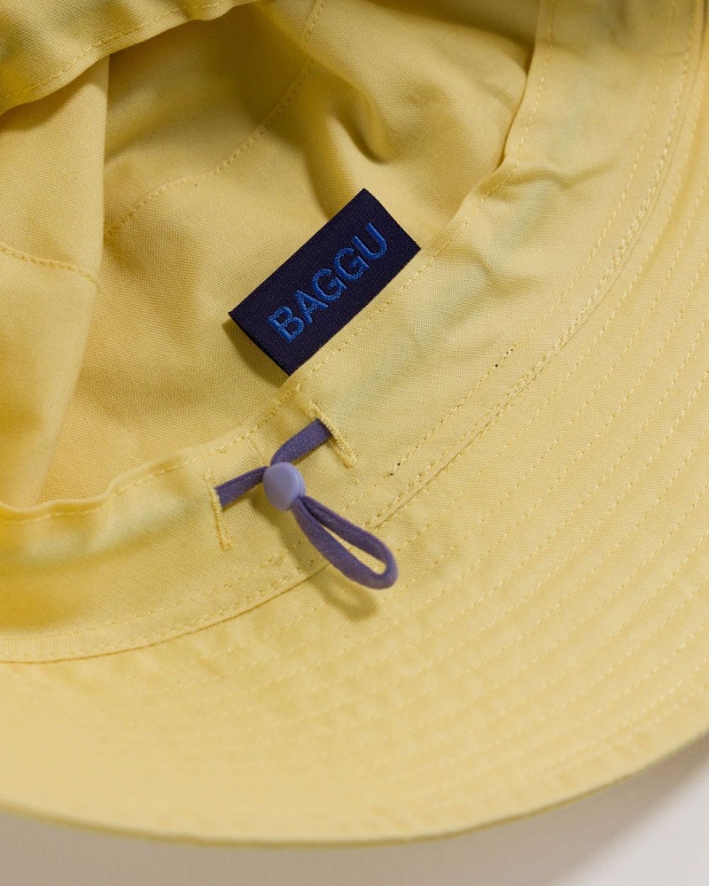 Baggu Bucket Hats Yellow | 1932-ROFUI