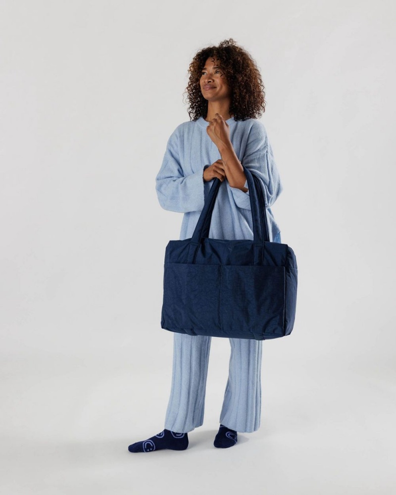 Baggu Cloud Carry-on Tote Bags Navy | 8123-XSKTO