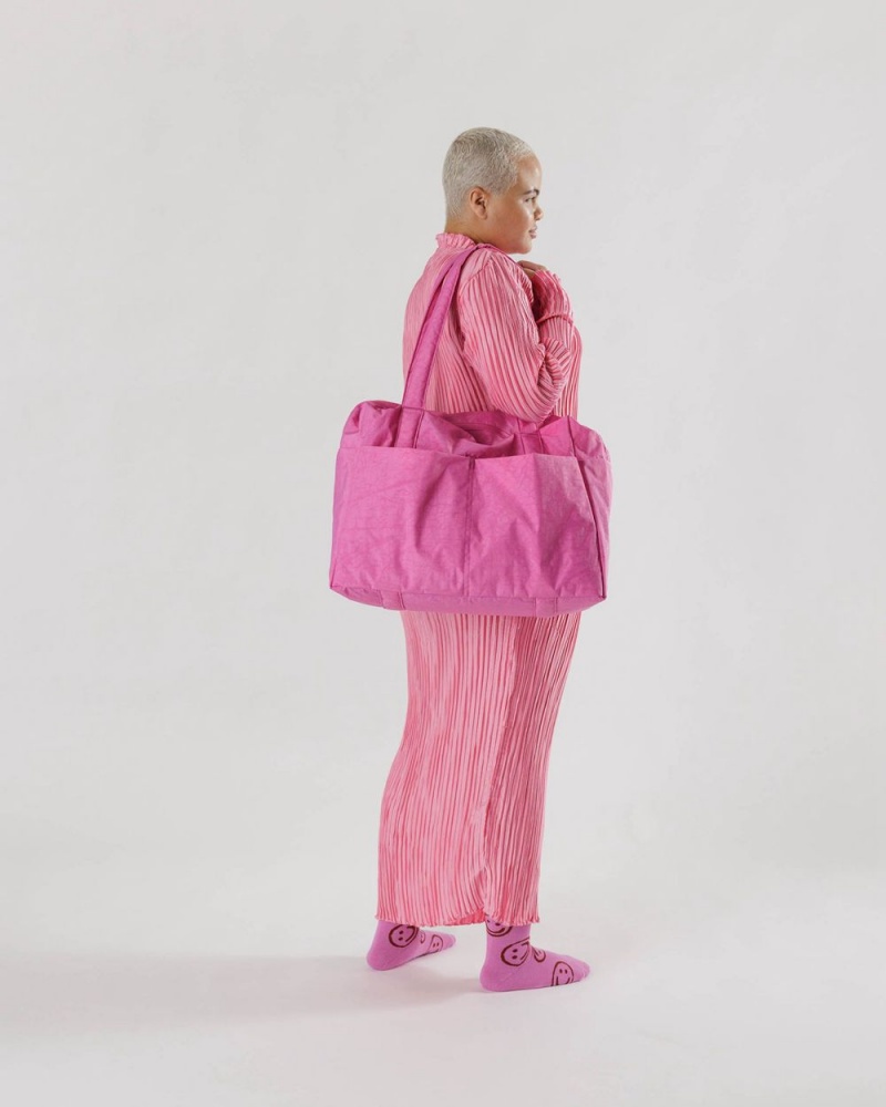 Baggu Cloud Carry-on Tote Bags Pink | 6918-NRMIO