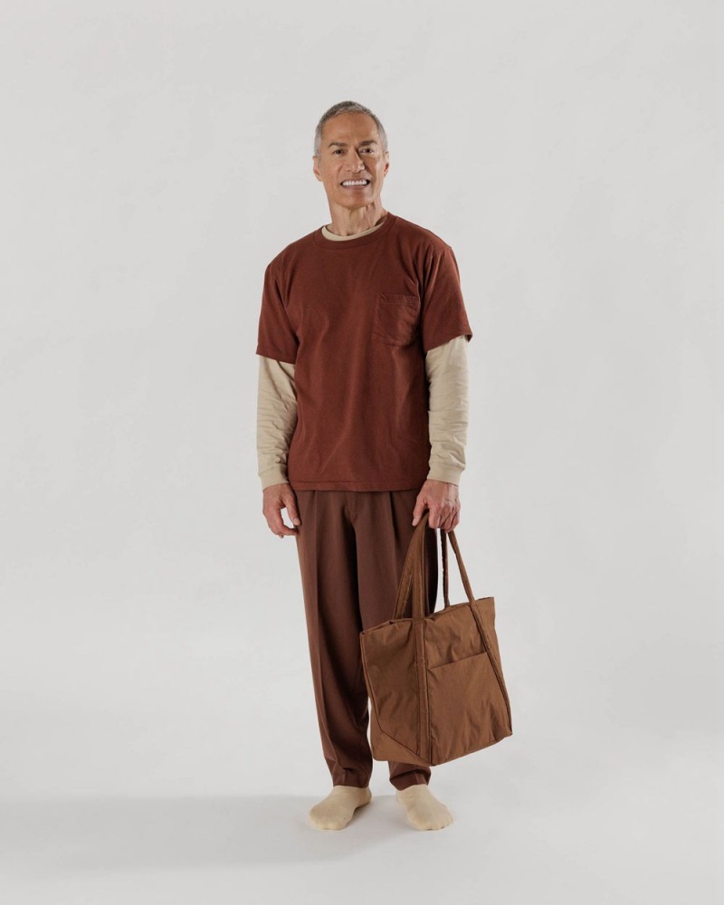 Baggu Cloud Tote Bags Brown | 9608-PCZNG