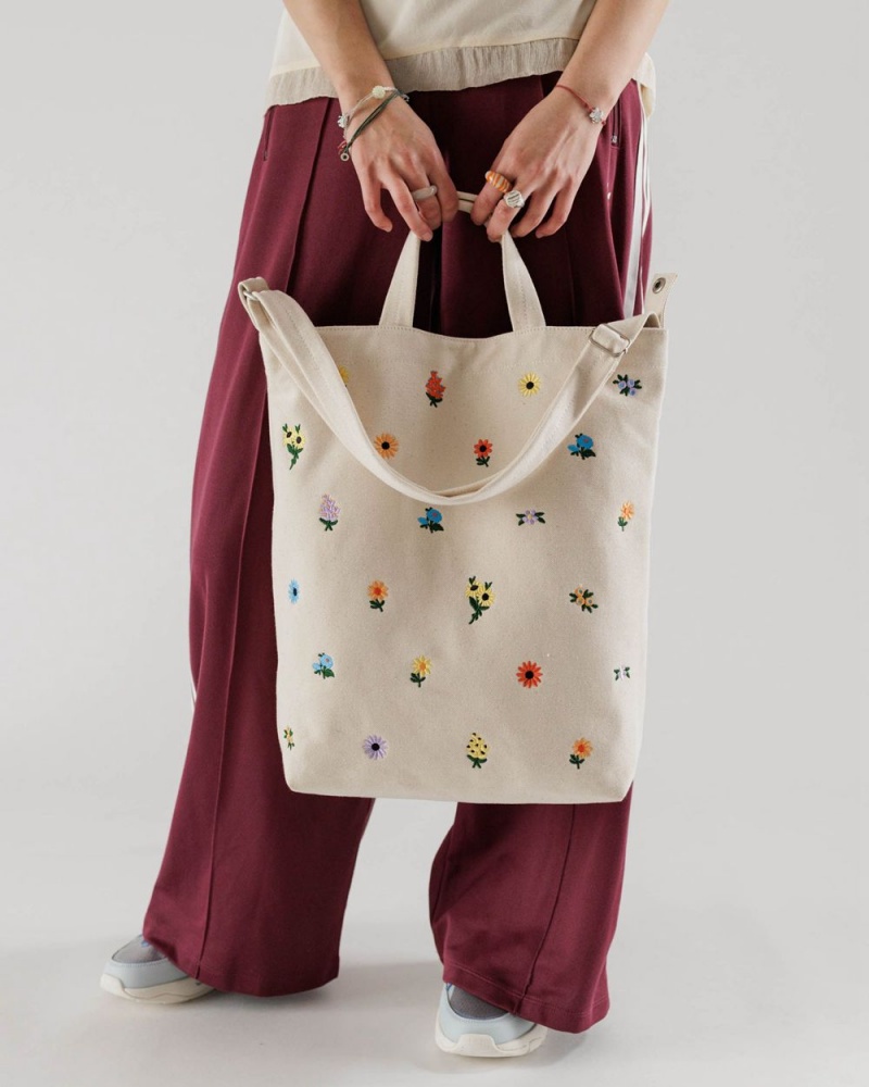 Baggu Duck Tote Bags Beige | 8274-SKNJE