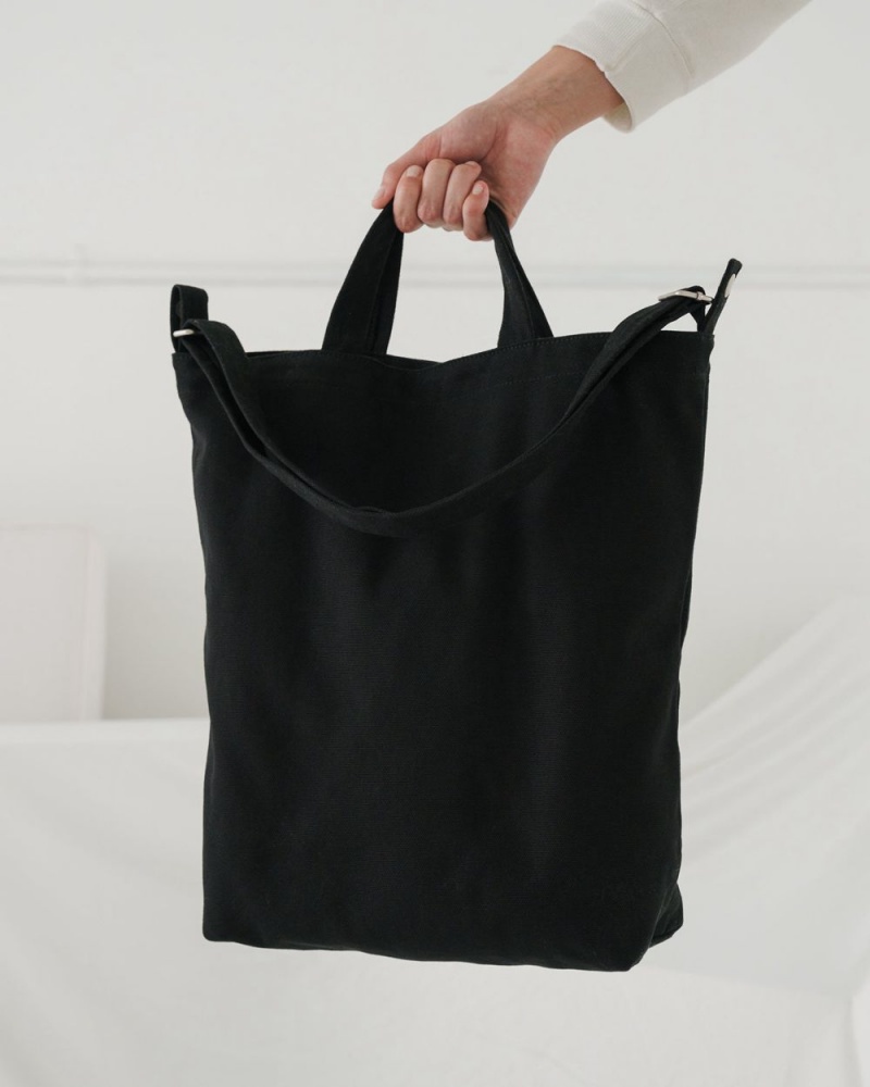 Baggu Duck Tote Bags Black | 2813-FAHKC