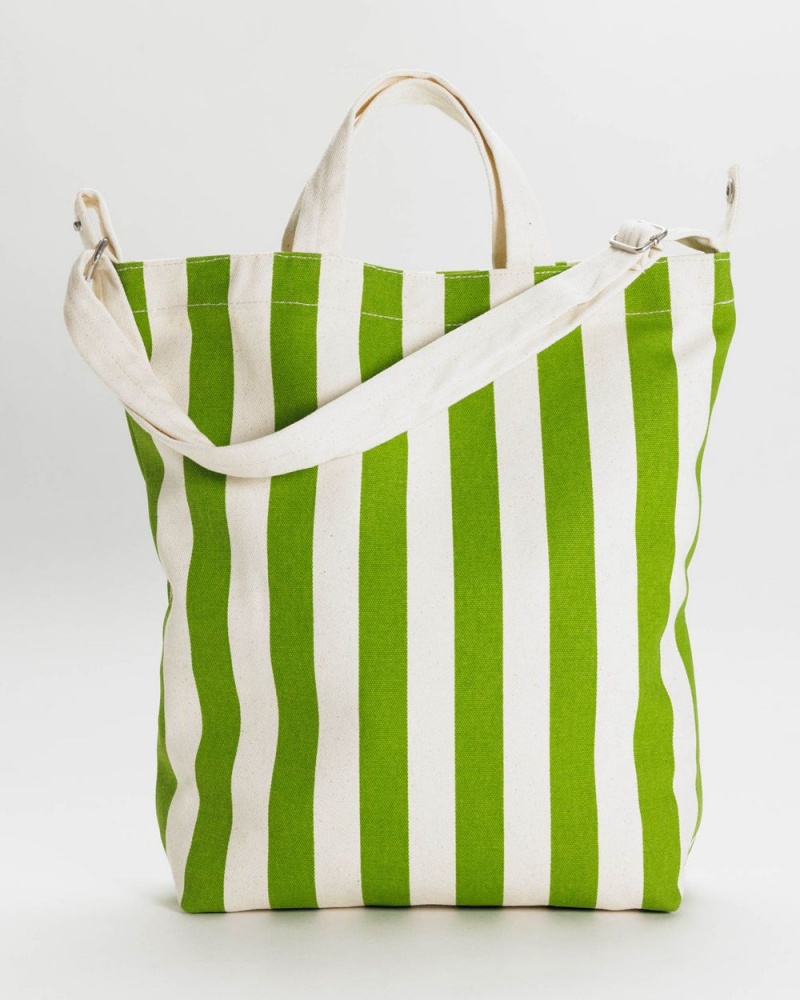 Baggu Duck Tote Bags Green White | 3290-NMHBY