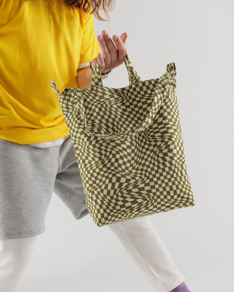 Baggu Duck Tote Bags Olive | 1726-XVLNI