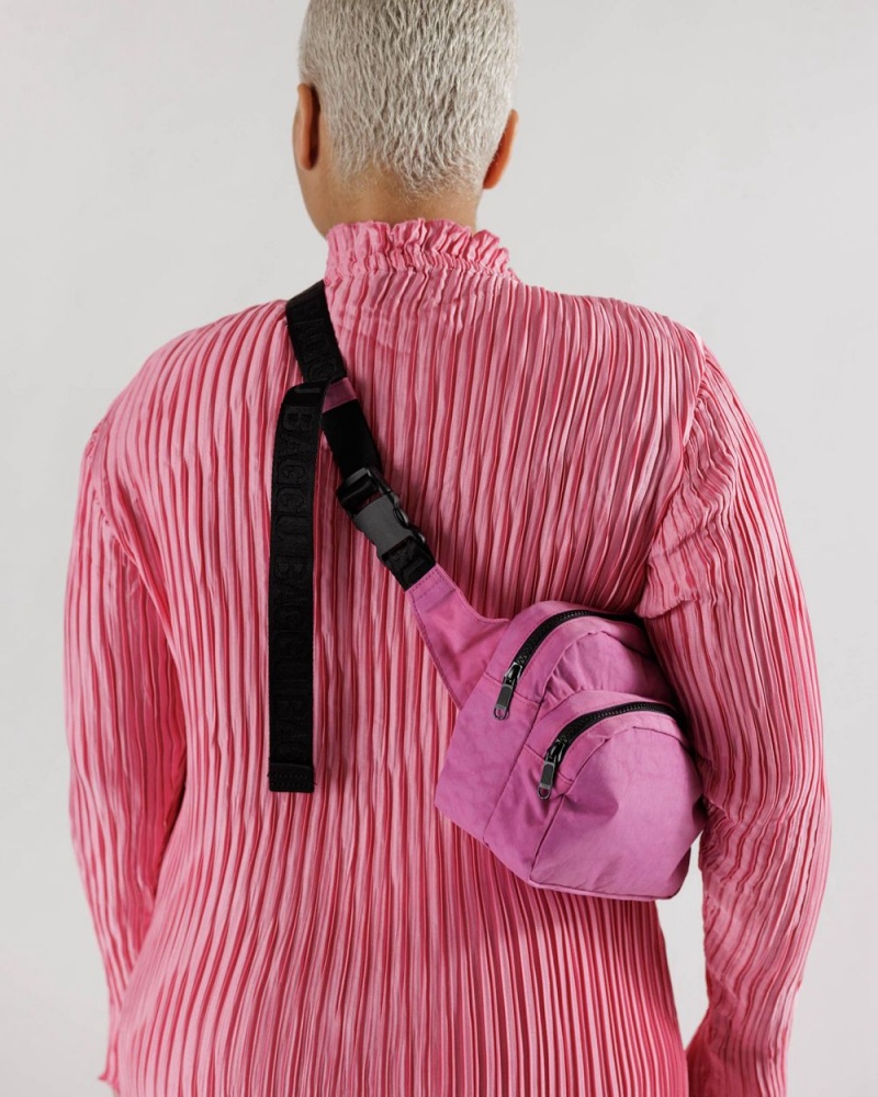 Baggu Fanny Pack Crossbody Bags Pink | 9457-XVLFB