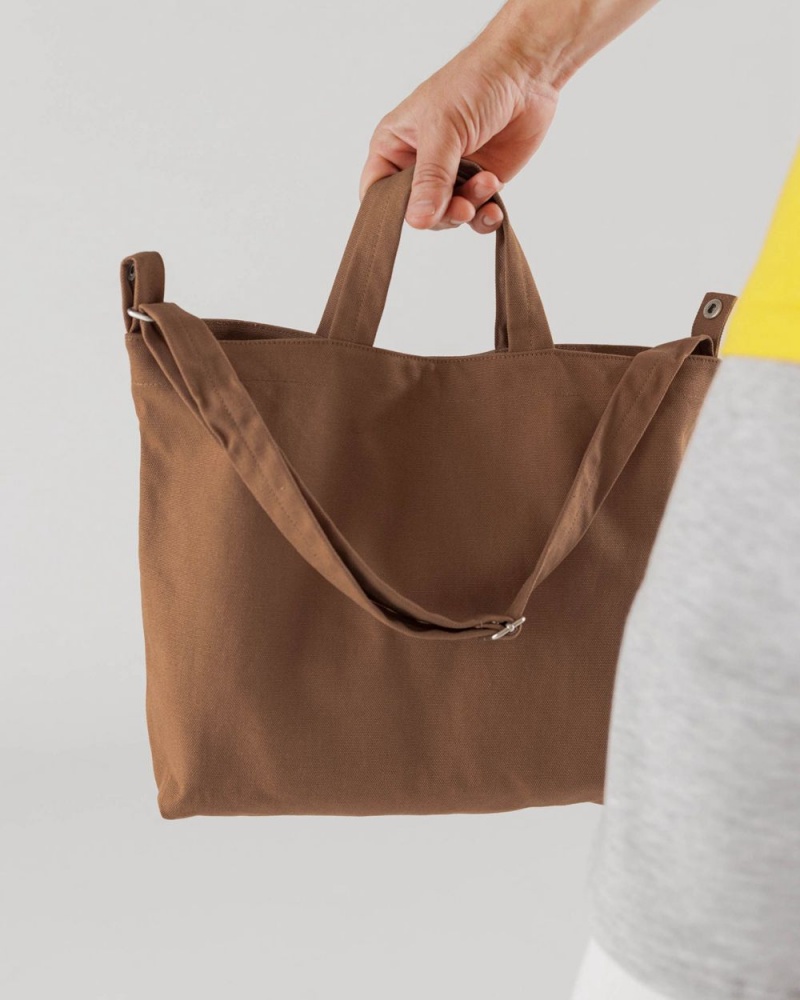 Baggu Horizontal Duck Tote Bags Brown | 1957-XFRGY